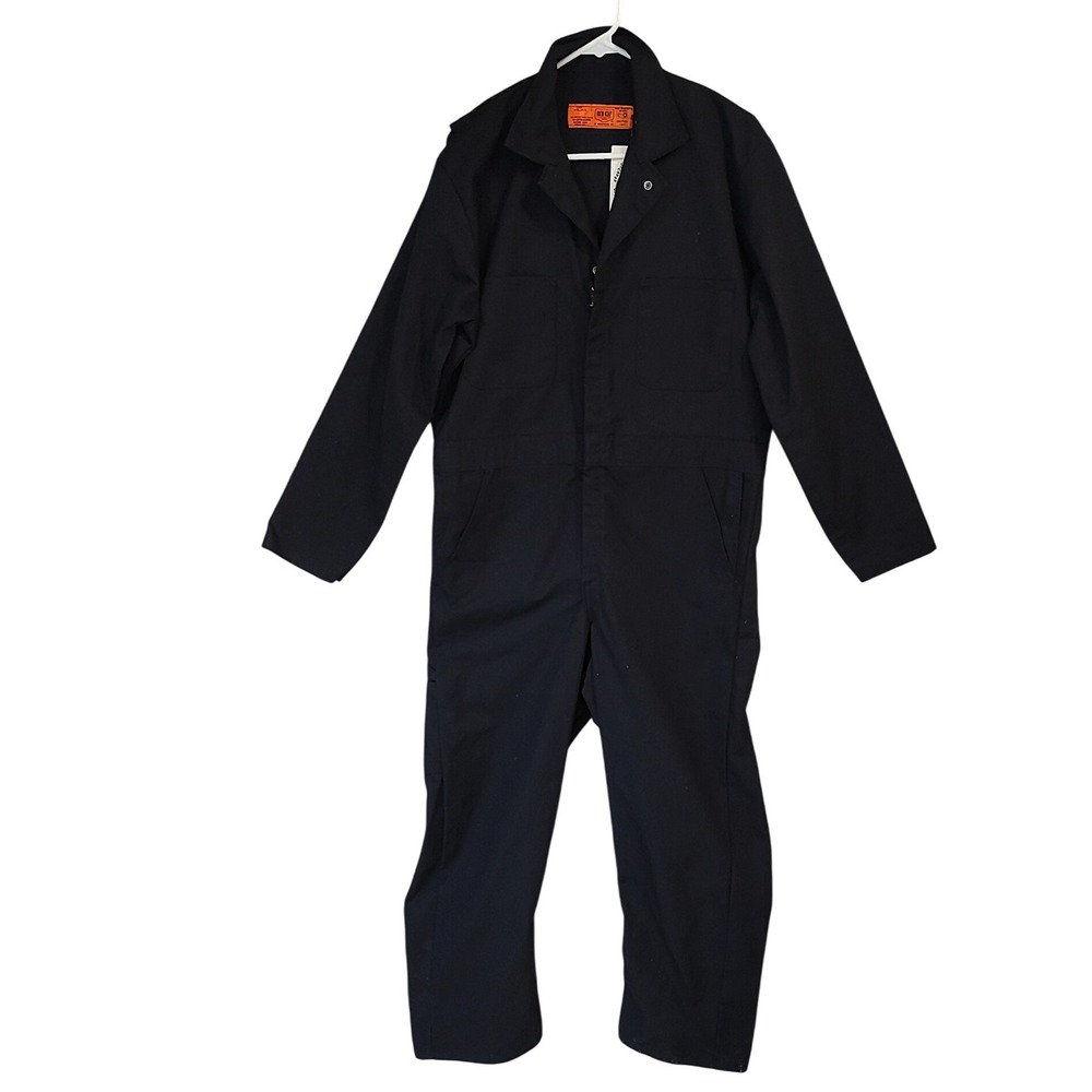 RED KAP vintage Black Workwear Coveralls Jumpsuit Mens 40‎ Regular CT10BK2